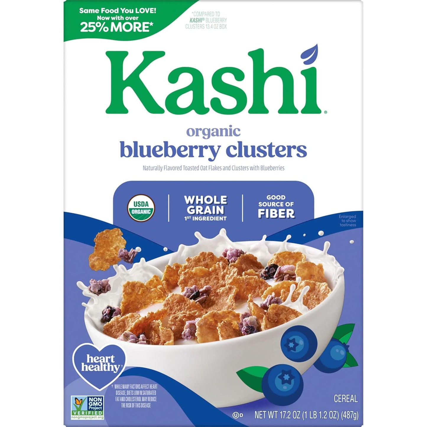 Kashi Blueberry Clusters Cereal – Quick Pre-Workout Fuel for Commuters and Morning Focus Routines