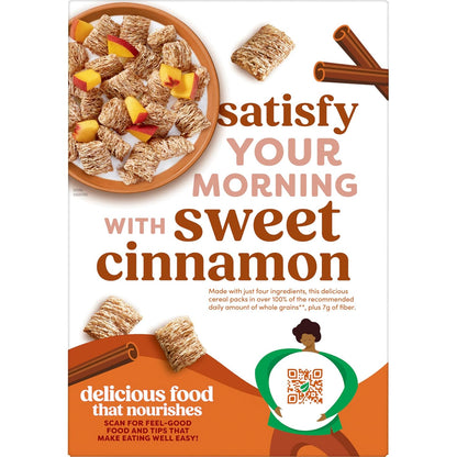 Kashi Cinnamon Harvest Whole Grain Cereal – Clean-Ingredient Vegan Breakfast Bowl for Wellness Routines, 18oz
