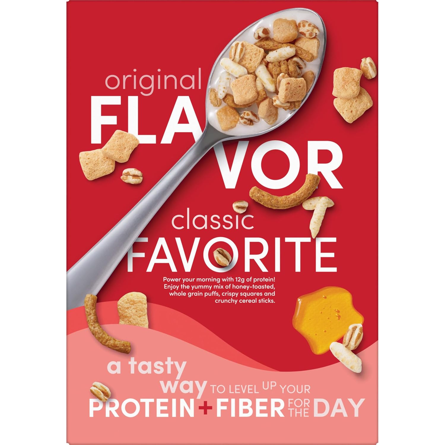 Kashi GO Protein Cereal – 12g Fiber and Protein to Support Your Gut Health and Self-Care Breakfast