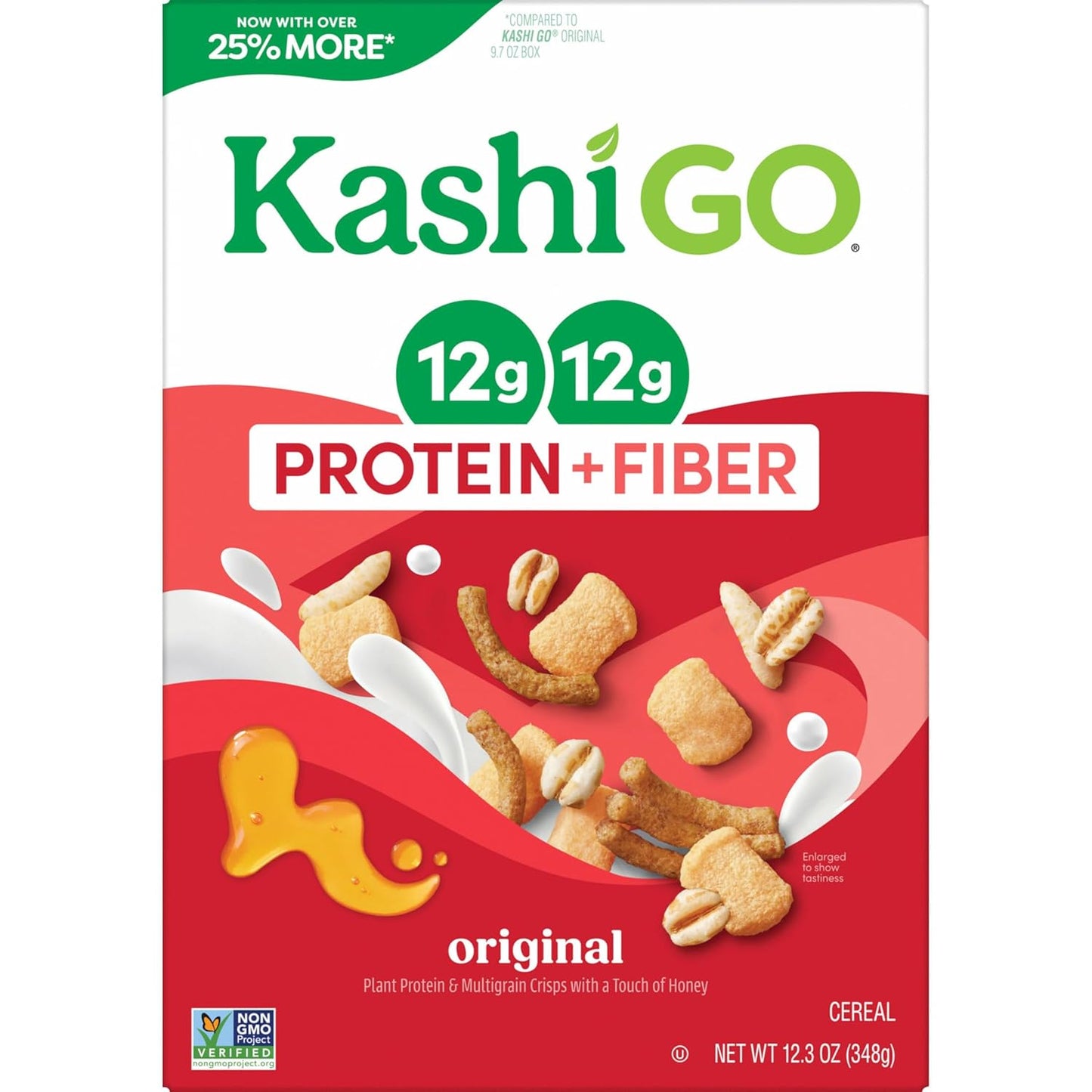 Kashi GO Protein Cereal – 12g Fiber and Protein to Support Your Gut Health and Self-Care Breakfast