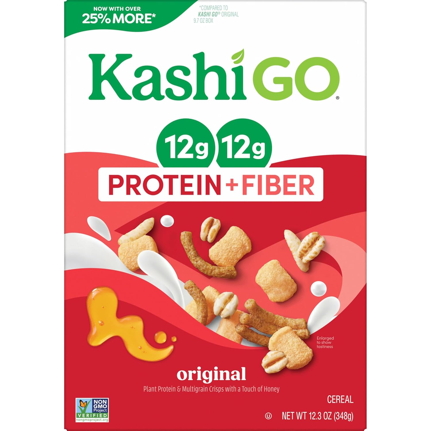 Kashi GO Protein Cereal – 12g Fiber and Protein to Support Your Gut Health and Self-Care Breakfast