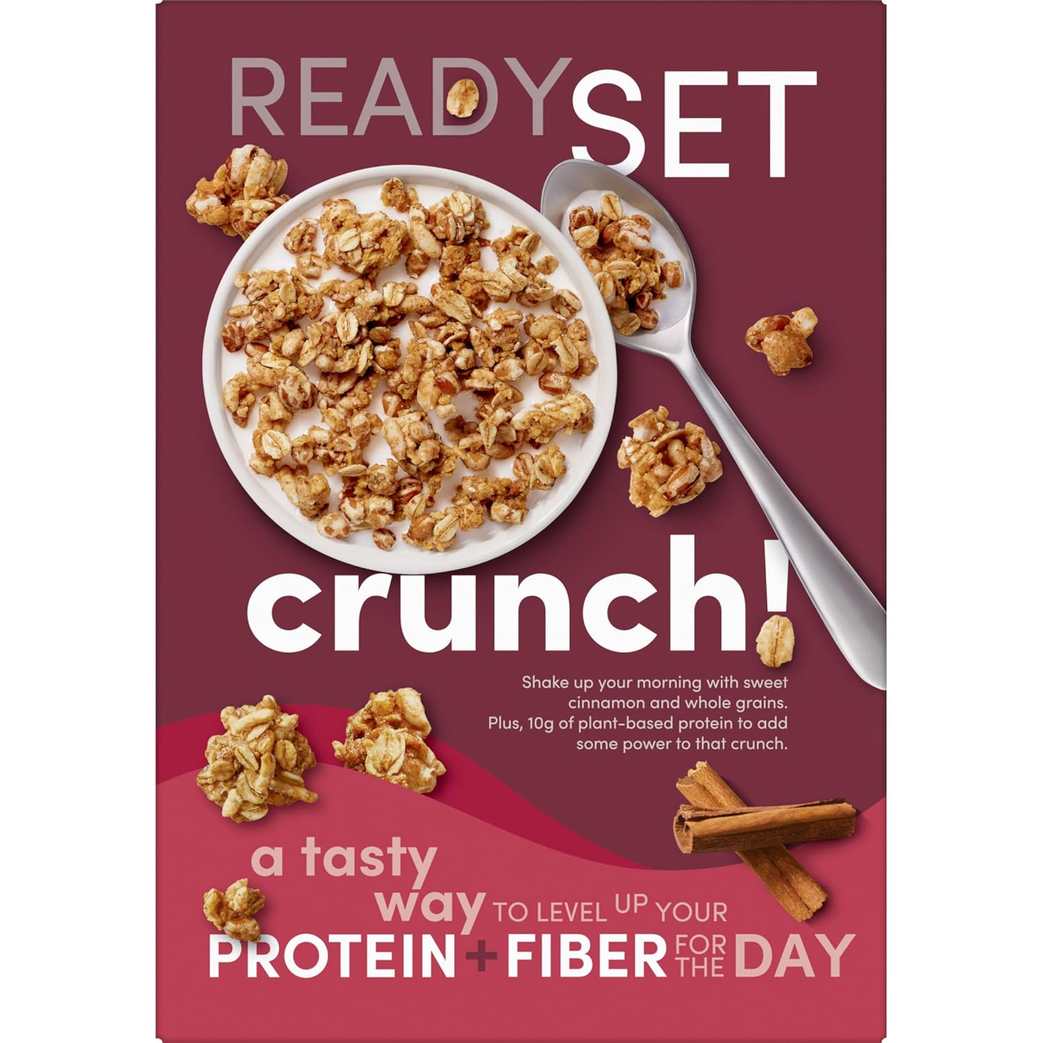 Kashi GO Protein Cereal – Portable Breakfast for Camping Mornings and Cabin Getaways, 17.4oz Resealable Box