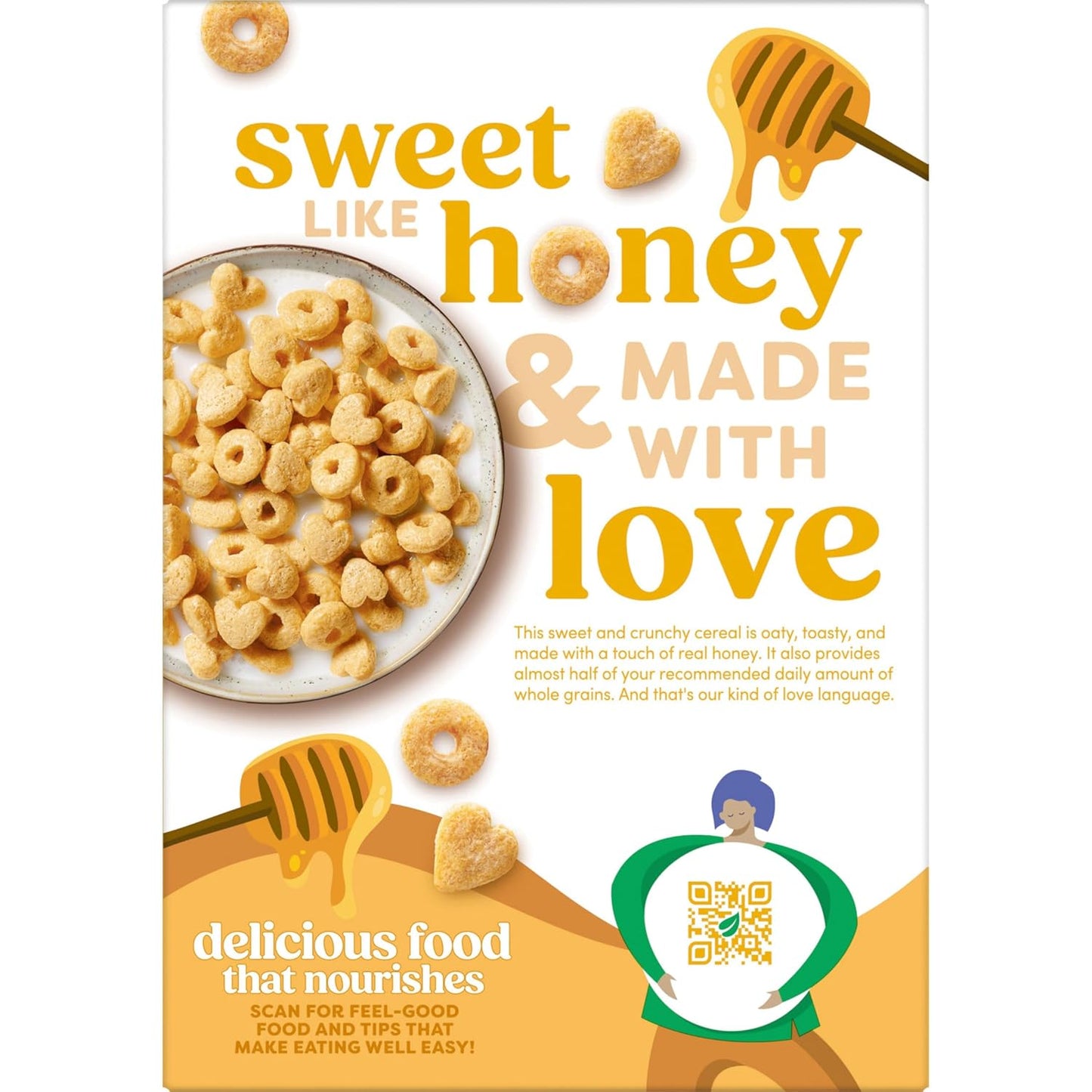 Kashi Organic Honey Toasted Cereal – Thoughtful Housewarming and Hostess Gift Basket Staple, 13.6oz