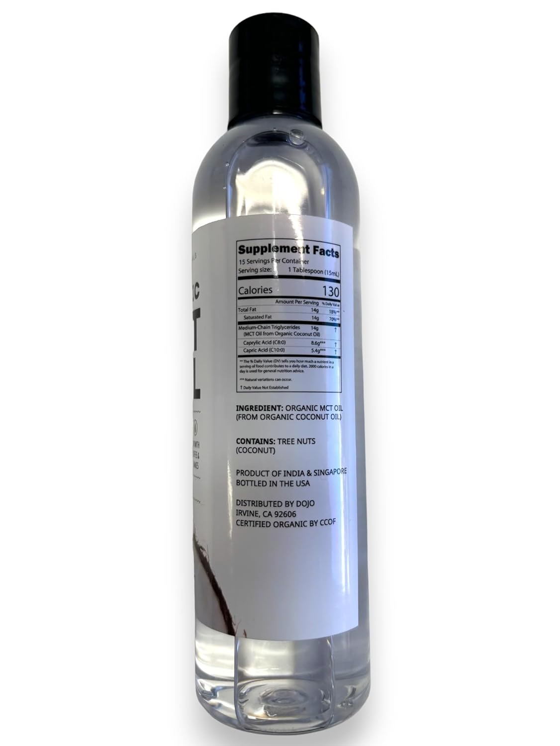 Kate Naturals MCT Oil – Calming Bedtime Self-Care Ritual, Pure C8 C10 Coconut for Skin and Coffee