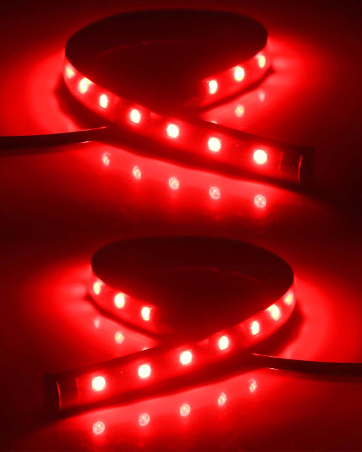 Keiurot 12V LED Light Strip – Outdoor Camping & Patio Car Truck Boat Accent Light, IP67 Waterproof 4-Pack