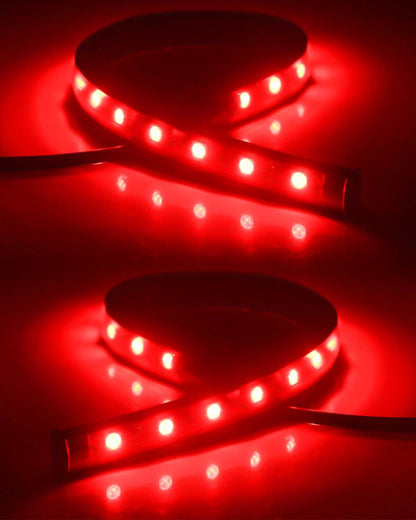 Keiurot 12V LED Light Strip – Outdoor Camping & Patio Car Truck Boat Accent Light, IP67 Waterproof 4-Pack