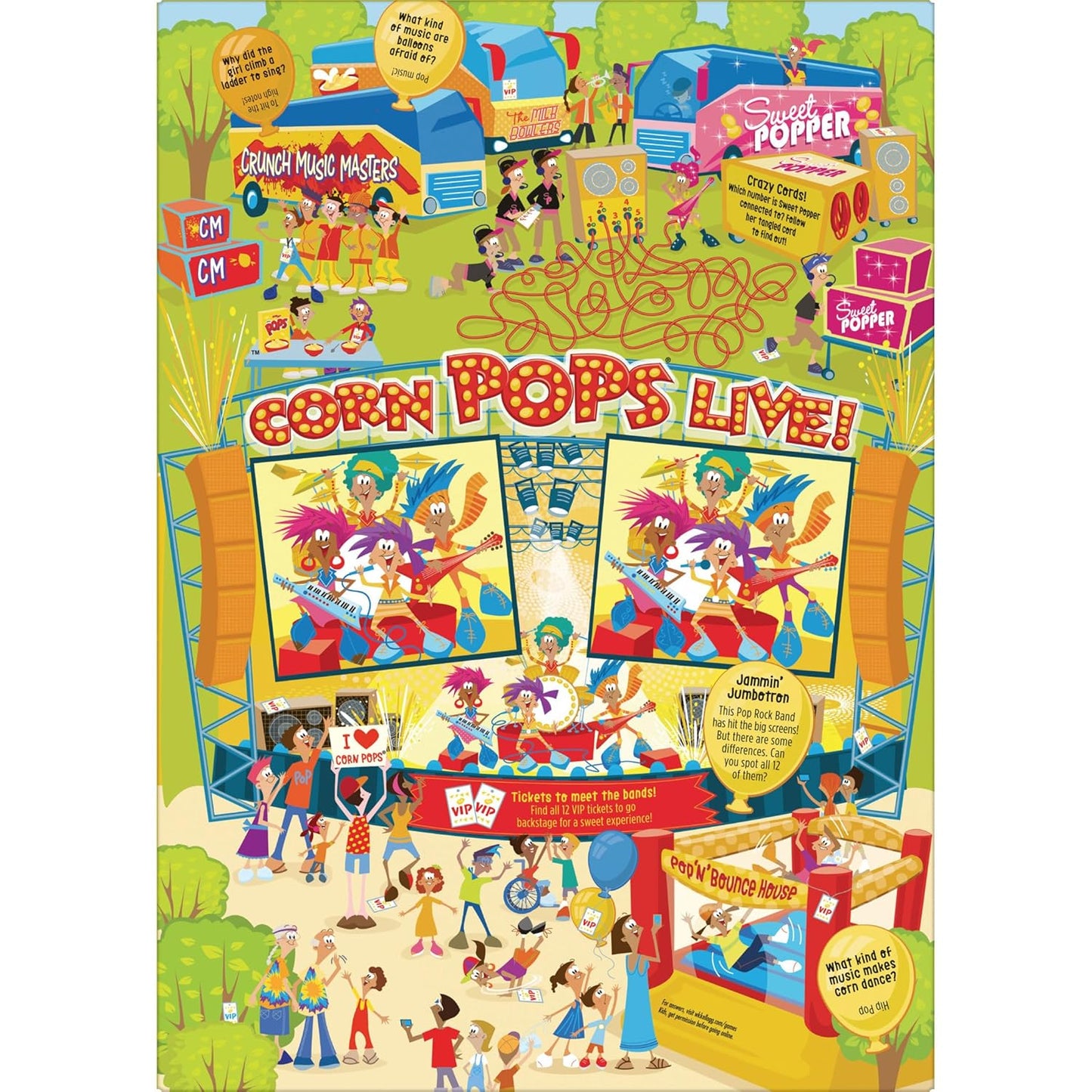 Kellogg's Corn Pops Cereal – Kids' Lunchbox Snack and Quick Breakfast, Giant 22.6 oz Box