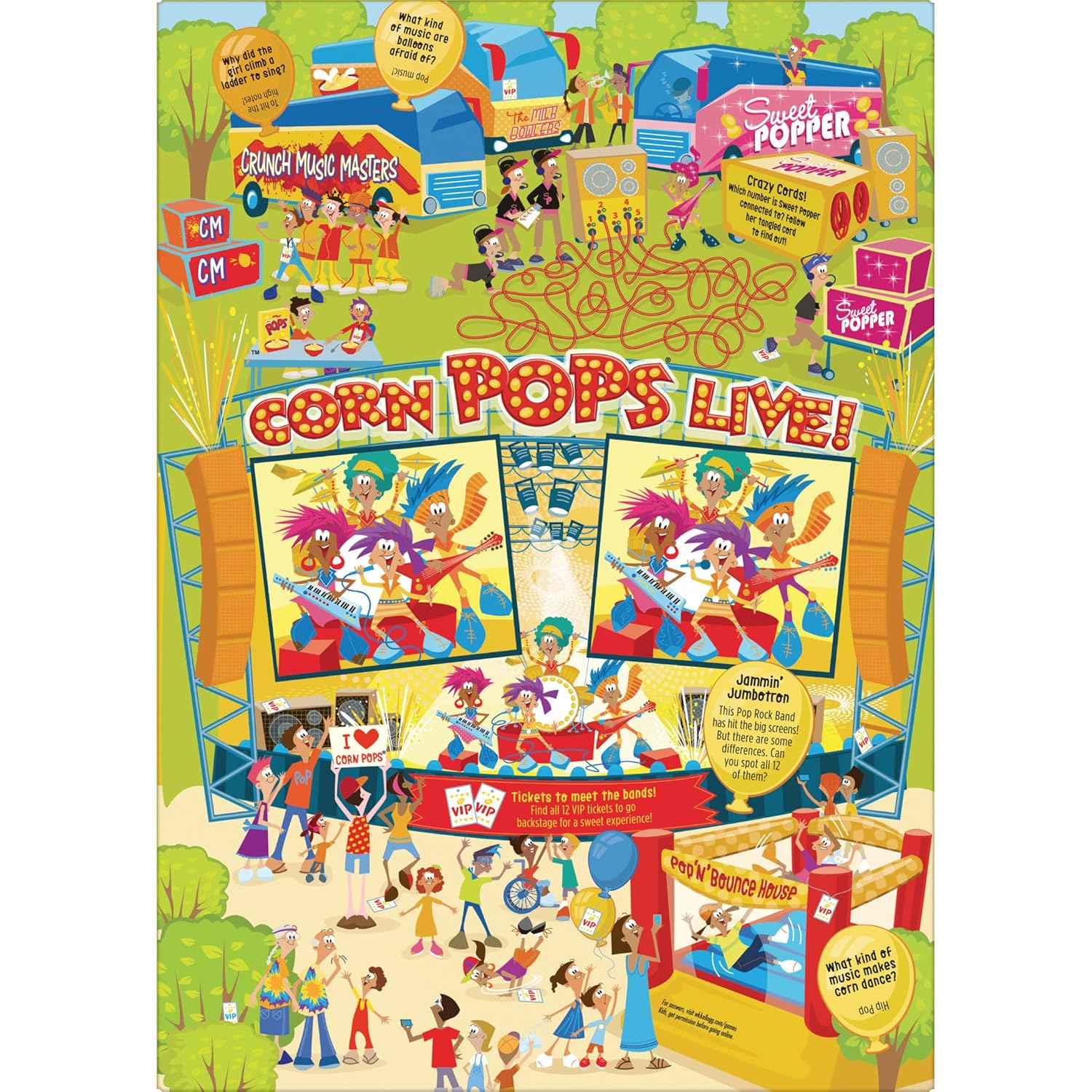Kellogg's Corn Pops Cereal – Kids' Lunchbox Snack and Quick Breakfast, Giant 22.6 oz Box