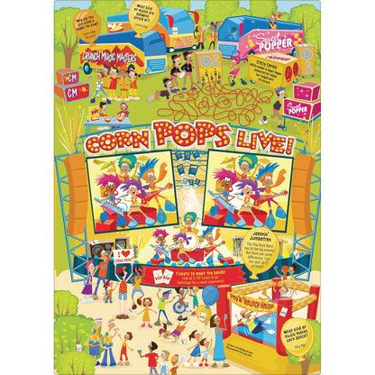 Kellogg's Corn Pops Cereal – Kids' Lunchbox Snack and Quick Breakfast, Giant 22.6 oz Box