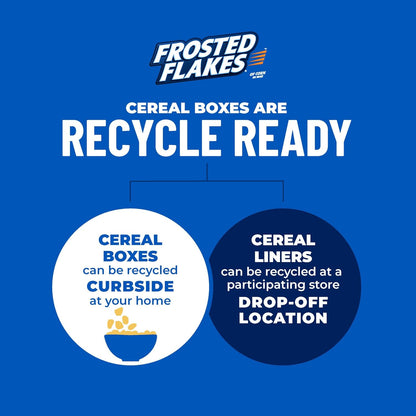 Kellogg's Frosted Flakes Cereal, Giant 28.5 oz Box, Tony the Tiger Breakfast for Kids' Lunchboxes and After-School Snacks