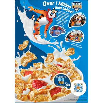 Kellogg's Frosted Flakes Cereal, Giant 28.5 oz Box, Tony the Tiger Breakfast for Kids' Lunchboxes and After-School Snacks