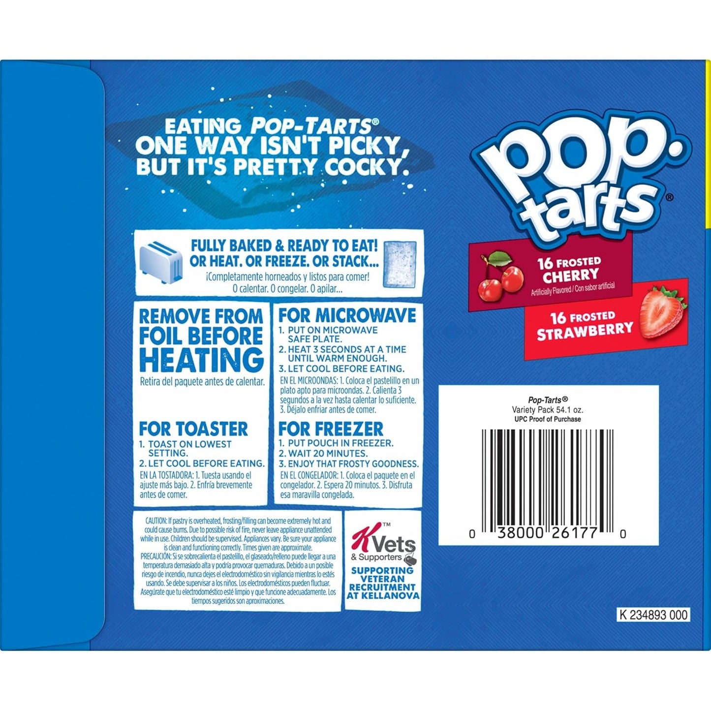 Kellogg's Pop-Tarts Variety Pack – Desk Snack Stash for Missed Mornings and Back-to-Back Meetings, 32 Count