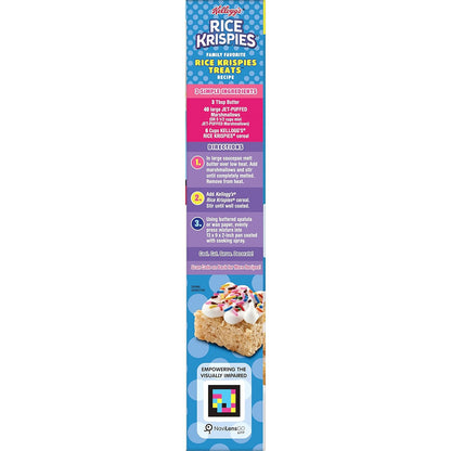 Kellogg's Rice Krispies Cereal – Nostalgic Saturday Morning Gift for the Camp-Style Breakfast Setting, 24oz
