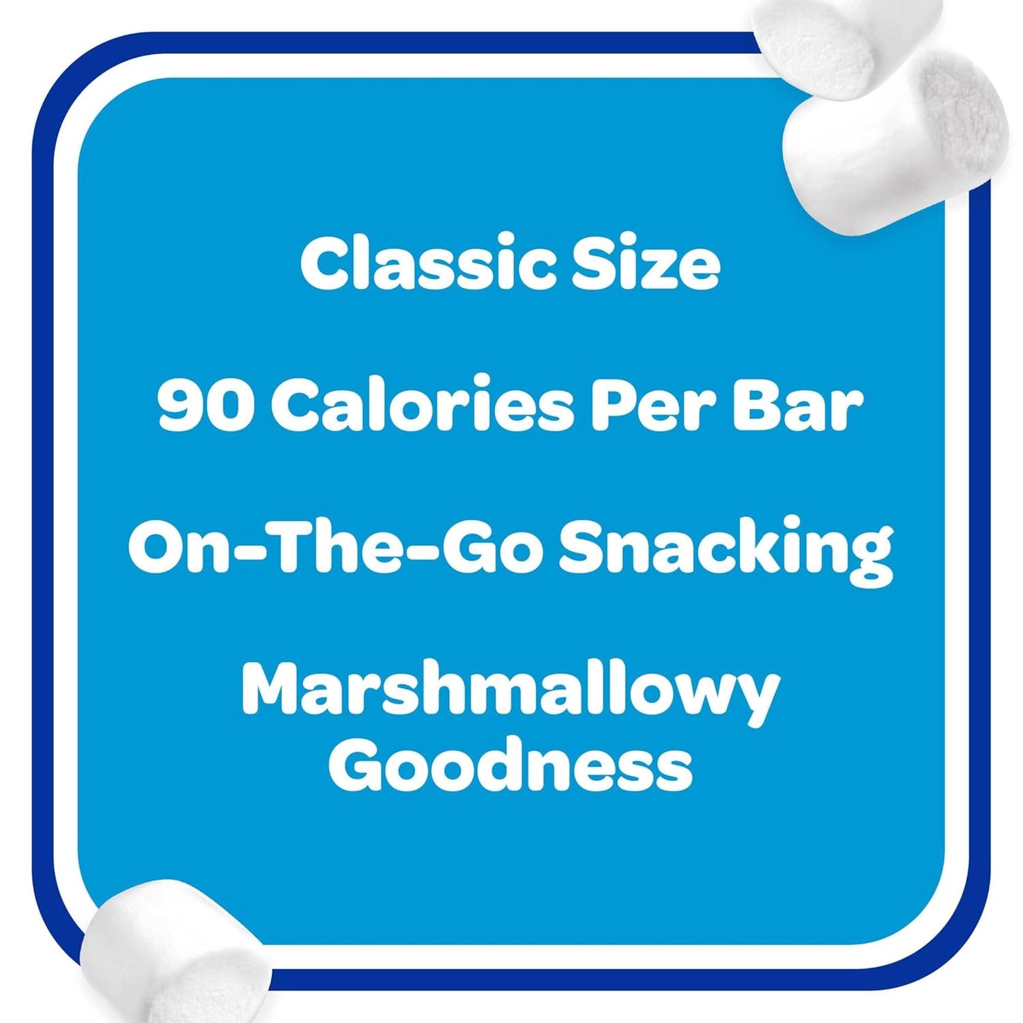 Kellogg's Rice Krispies Treats Crispy Marshmallow Squares – Care Package Snack Bar Filler for College Students, 12.4oz Box of 16