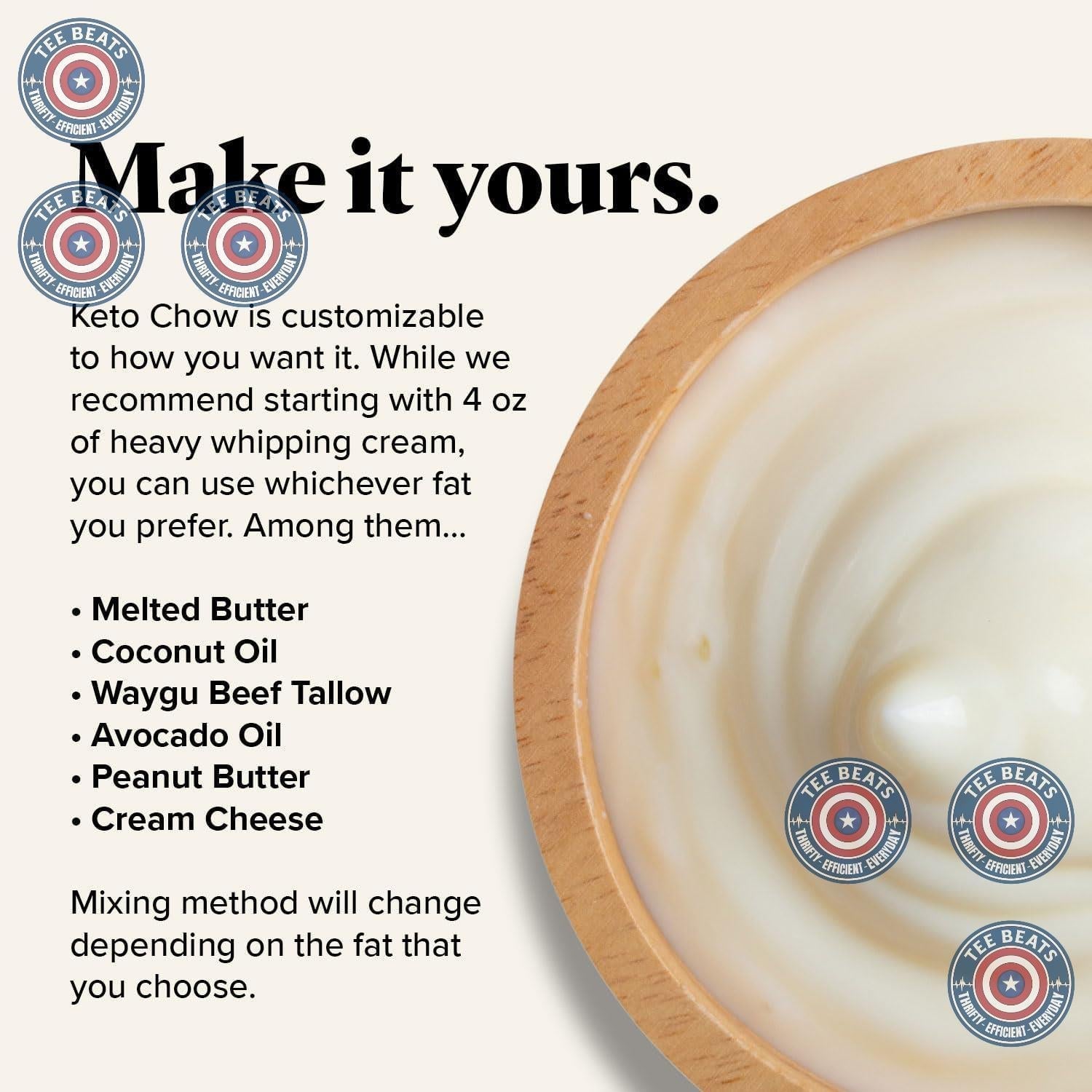 Keto Chow Chocolate Toffee Shake Powder – Mindful Keto Meal Replacement for Daily Self-Care Rituals