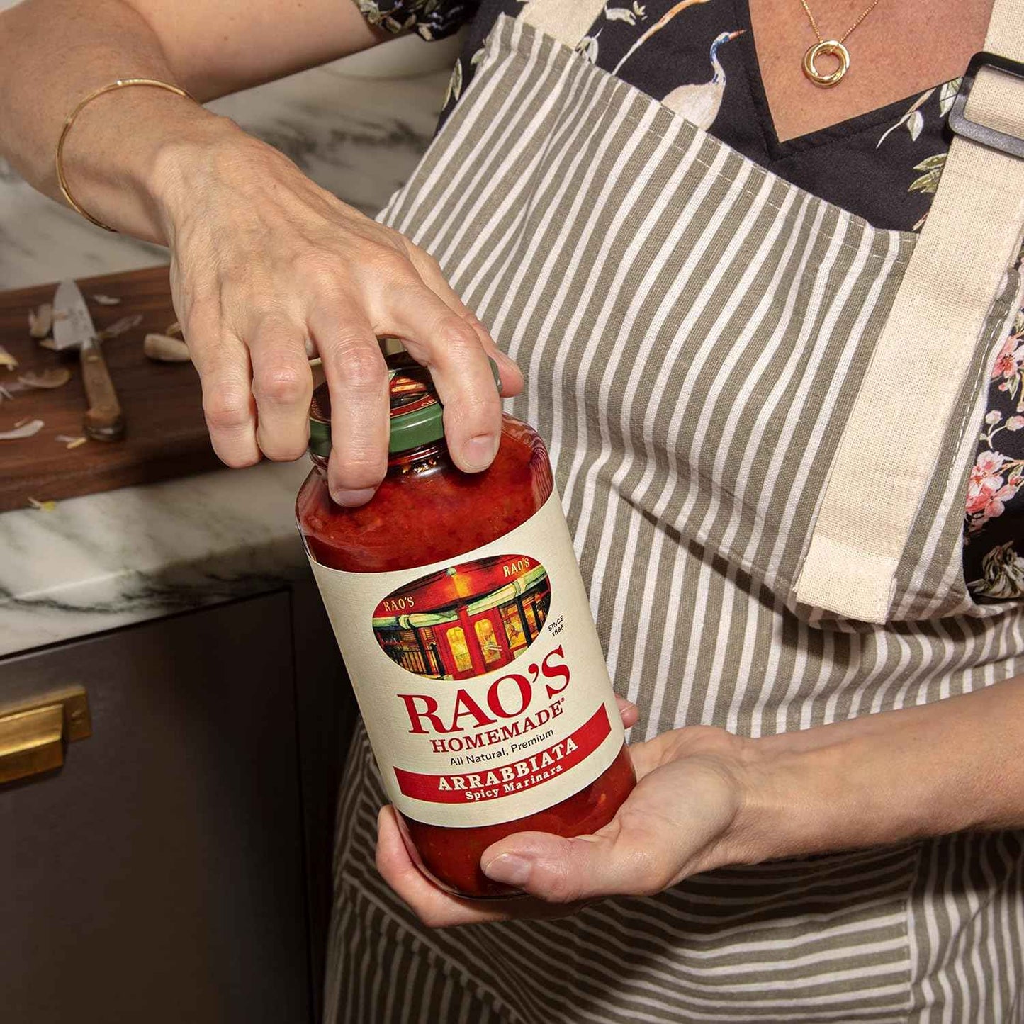 Rao's Homemade Arrabbiata Sauce – Clean-Ingredient Spicy Sauce for Keto and Low-Carb Meal Prep