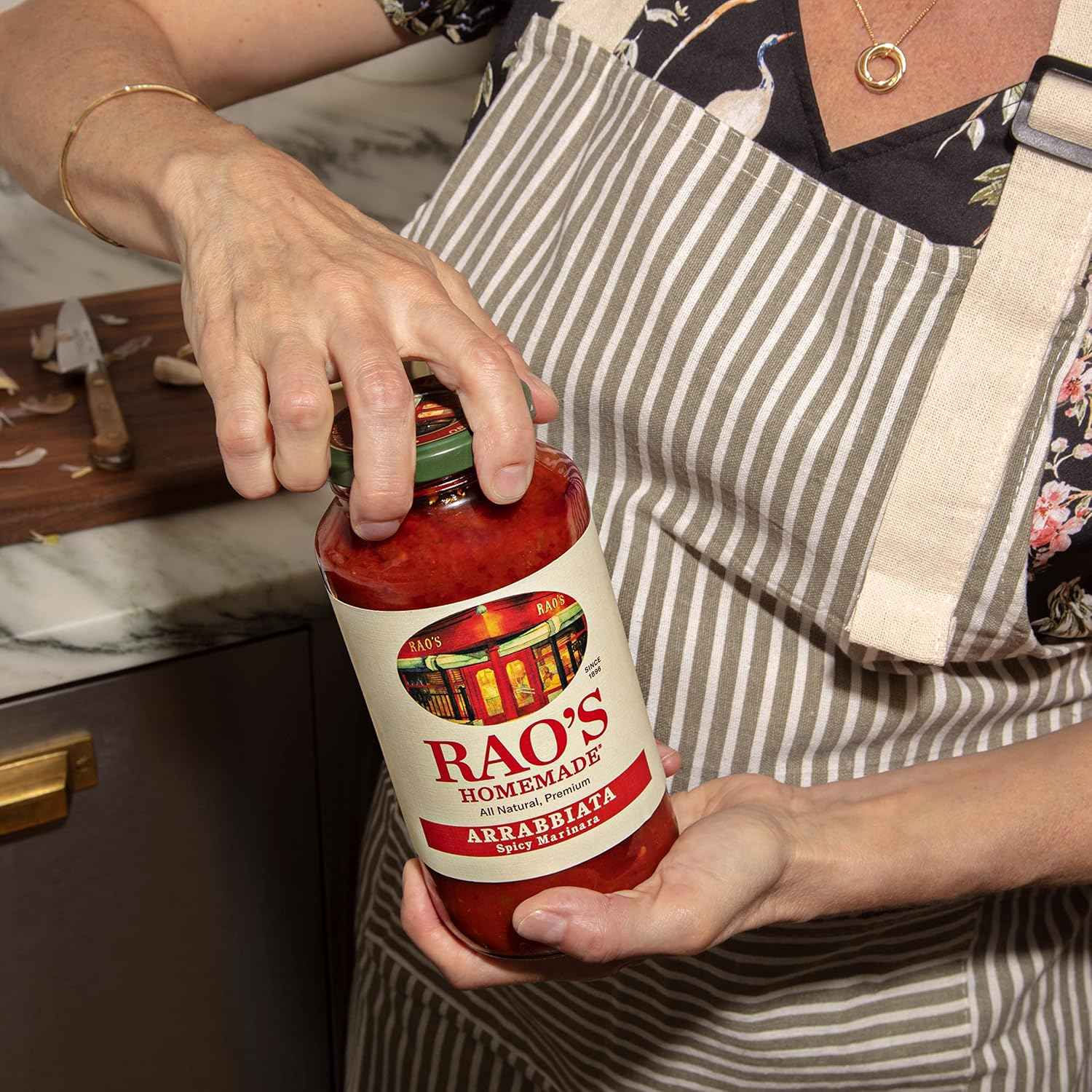 Rao's Homemade Arrabbiata Sauce – Clean-Ingredient Spicy Sauce for Keto and Low-Carb Meal Prep