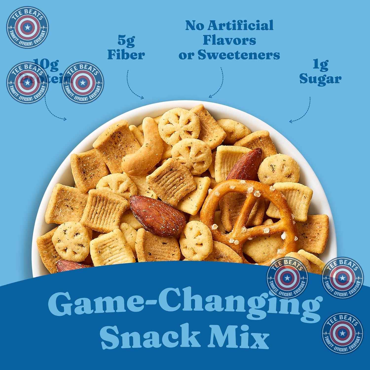 Catalina Crunch Protein Snack Mix - 10g Protein Savory Crunch for Playroom Snacking and Car Cup Holder Stash