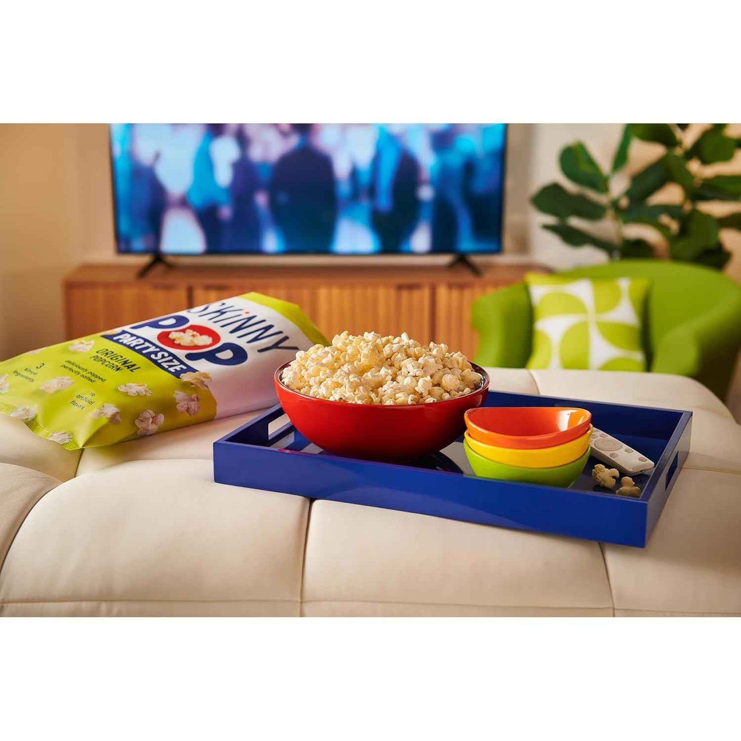 SkinnyPop Butterbeer Popcorn – Safe Kids Party Snack for Harry Potter Viewing Nights, Non-GMO Dairy Free