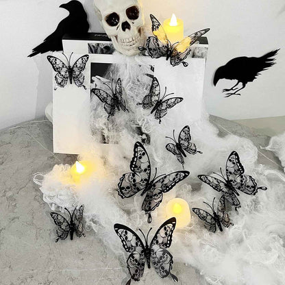 Kids Halloween Bat Stickers – 72 Piece 3D PVC Wall Decals for Nursery, Playroom, and Classroom Party Decoration