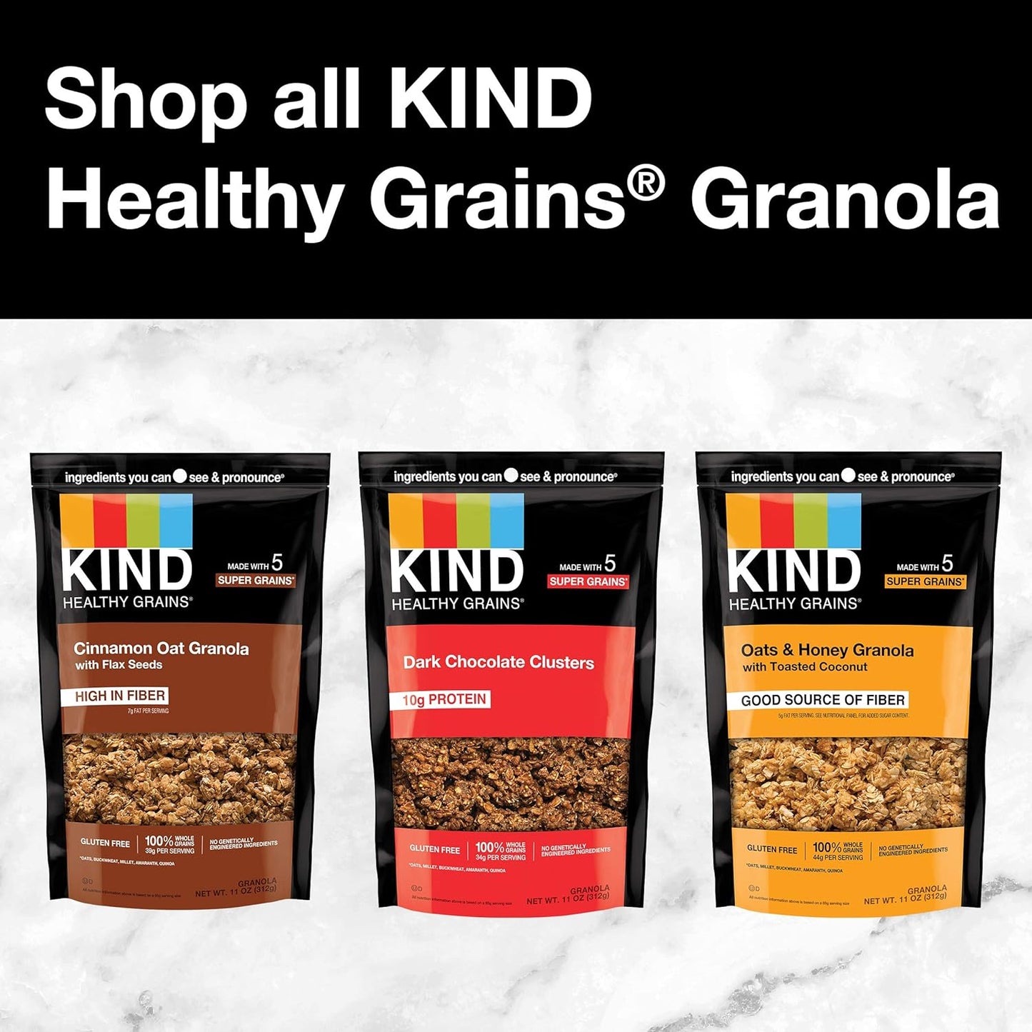 KIND Healthy Grains Peanut Butter Granola – Mindful Pantry Snack for Wellness Routines