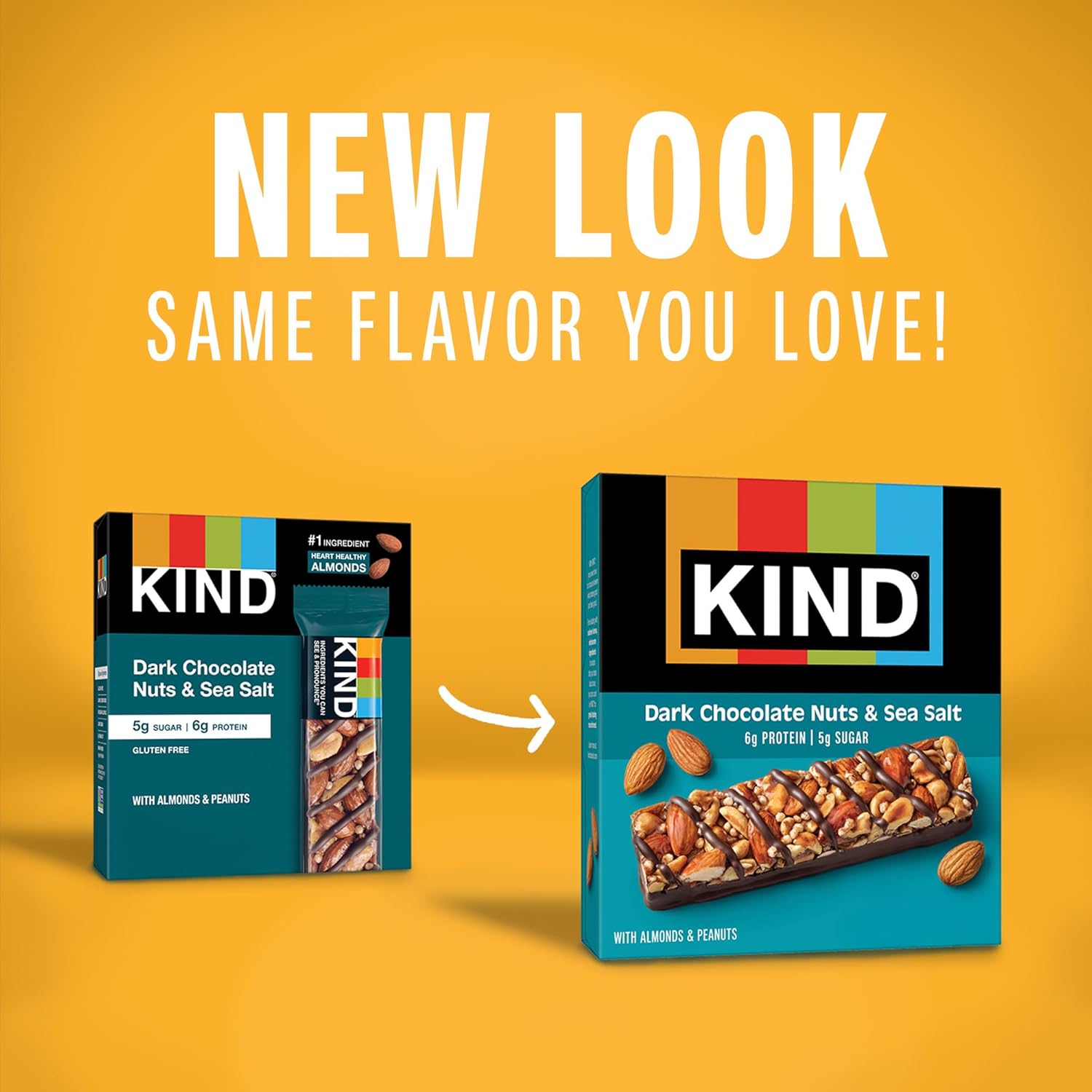 KIND Nut Bars Wellness Snack Box – Mindful Almond Snacks for Self-Care and Midday Reset