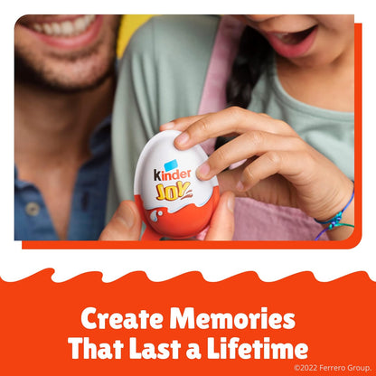 Kinder Joy Eggs Surprise Treat-Toy Pack – Cute Birthday Goody Bag Stuffers for Kids' Parties