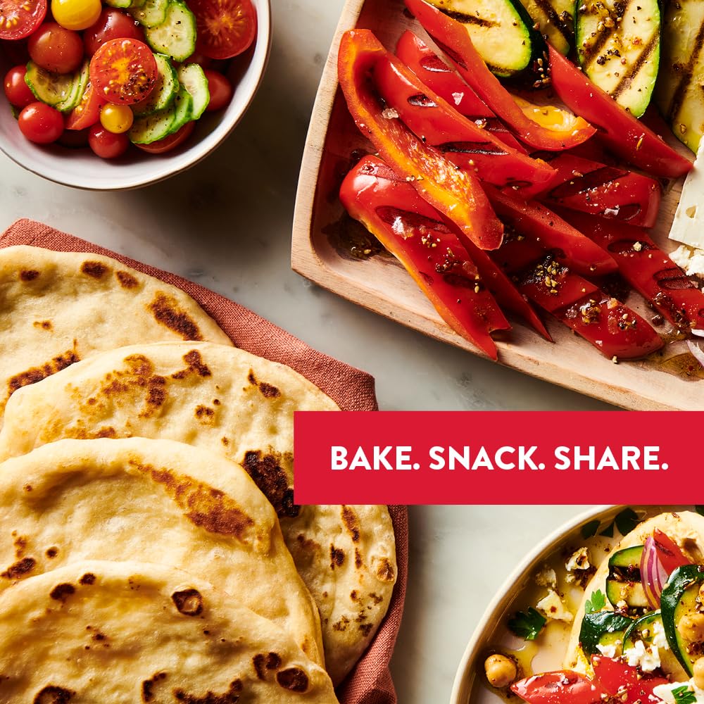 King Arthur Baking Company Flatbread Mix Kit – Premium Housewarming Gift for Foodie Friends, Ready in 1 Hour