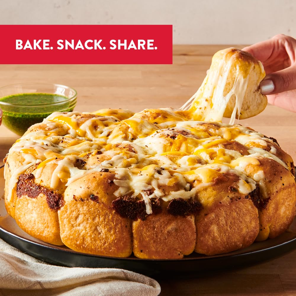 King Arthur Baking Company Pull-Apart Garlic Bread Mix Kit – Quick Weeknight Pasta Side for Busy Home Cooks