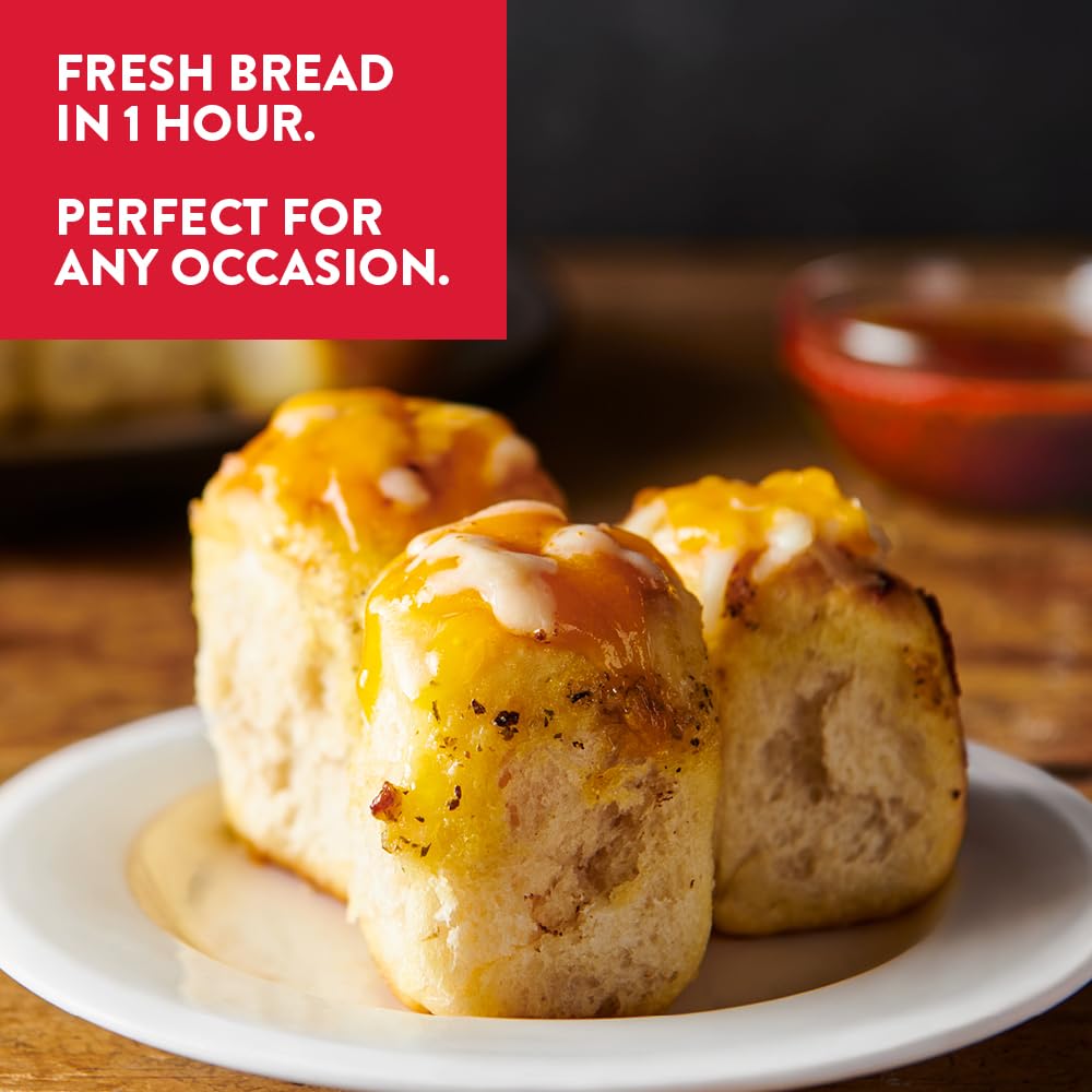 King Arthur Baking Company Pull-Apart Garlic Bread Mix Kit – Quick Weeknight Pasta Side for Busy Home Cooks