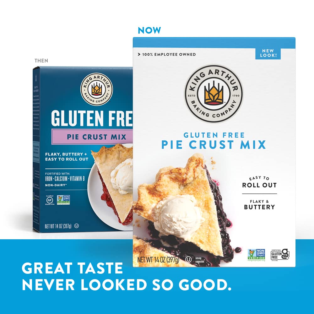 King Arthur Gluten Free Pie Crust Mix – Wholesome Baking for Celiac Home Bakers