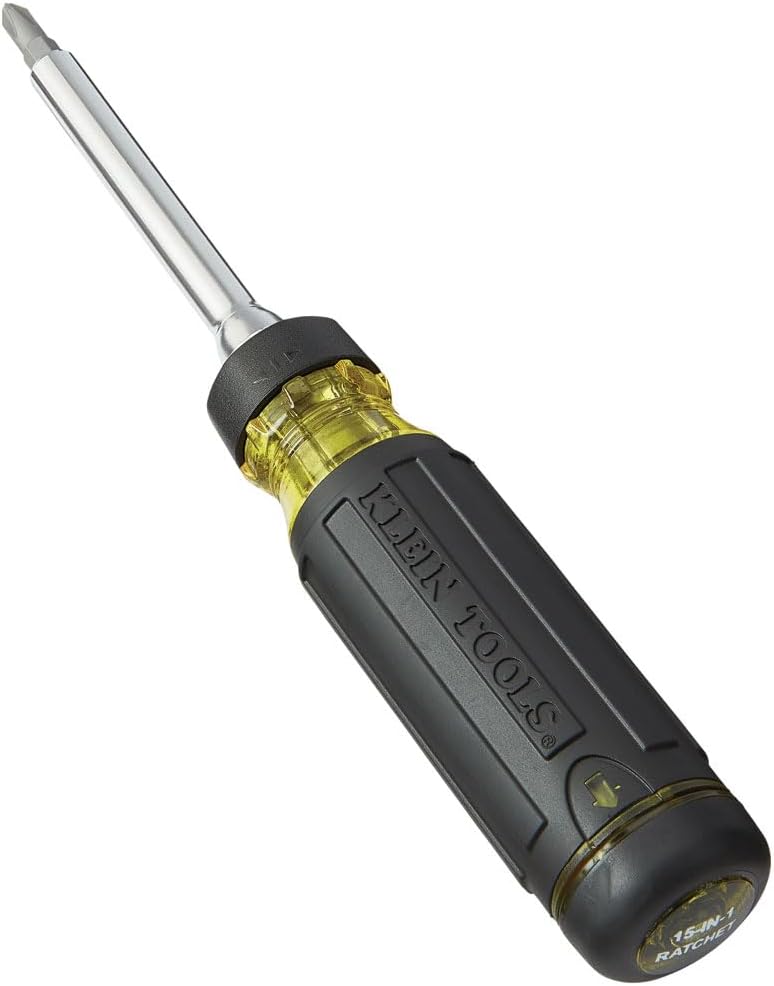 Klein Tools 32305 Ratcheting Screwdriver – Jobsite Productivity Driver for Faster Fastening Runs