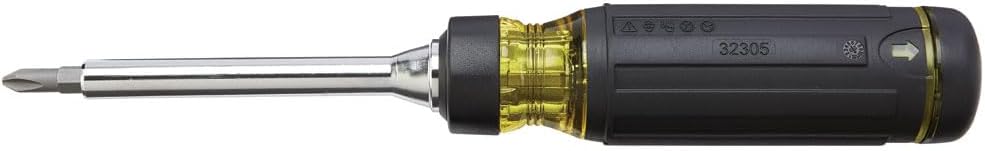 Klein Tools 32305 Ratcheting Screwdriver – Jobsite Productivity Driver for Faster Fastening Runs