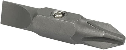 Klein Tools 32483 Replacement Bit Set for Jobsite Productivity, #2 Phillips and 1/4-Inch Slotted for 11-in-1 and 10-in-1 Screwdrivers