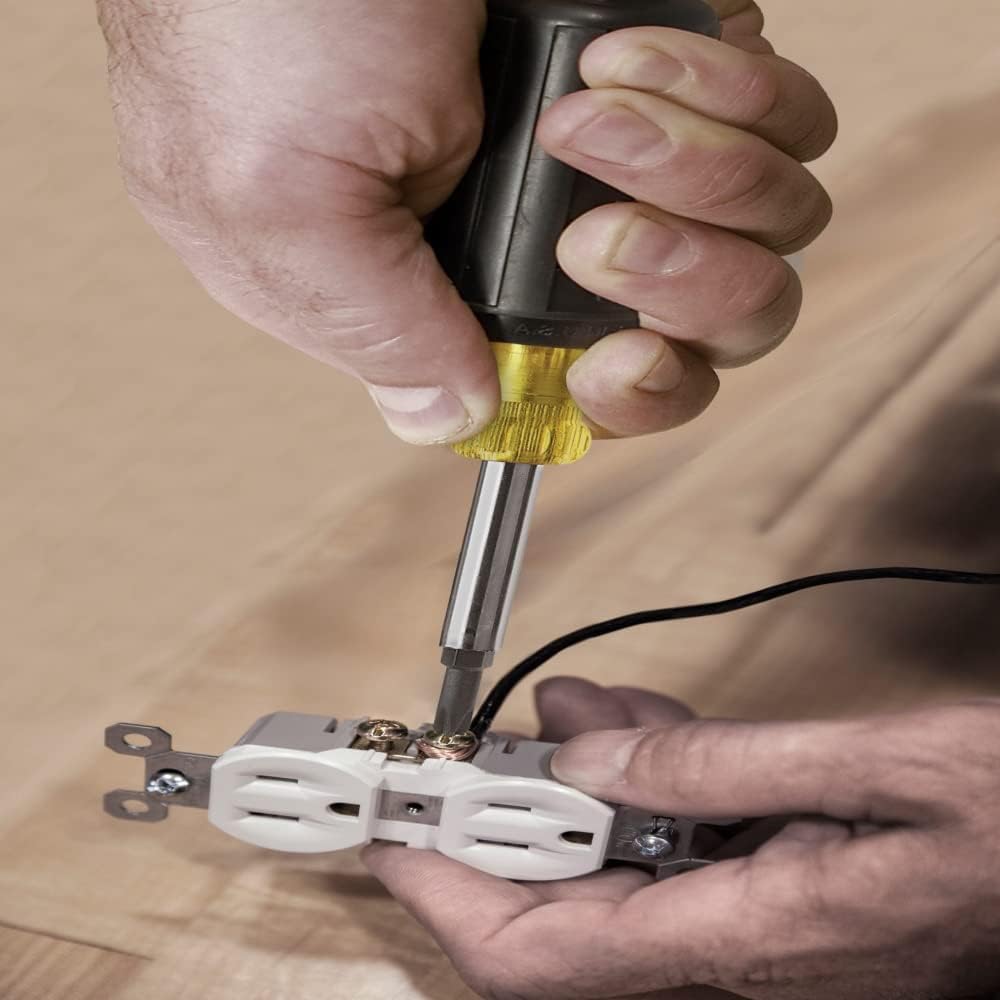 Klein Tools 32500 11-in-1 Screwdriver – Field Service Multi-Tool for Electricians and HVAC Technicians
