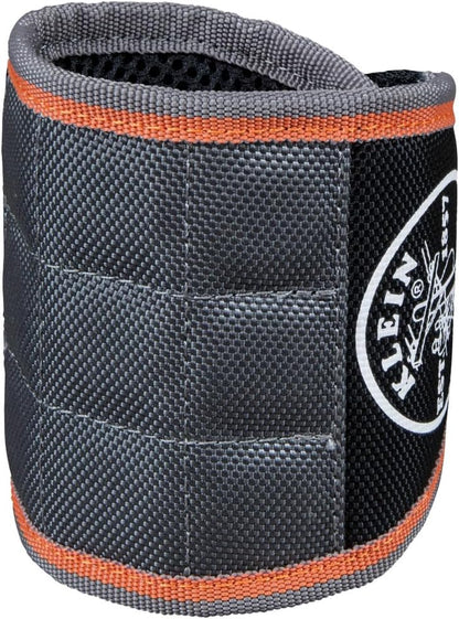 Klein Tools 55895 Magnetic Wristband for Electricians – Hold Screws, Wire Nuts and Bits While Working Overhead