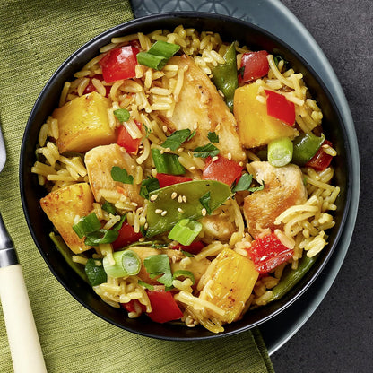 Knorr Rice Sides Chicken Fried Rice – Fast Lunch Base for Busy Work-from-Home Days, Ready in 7 Minutes