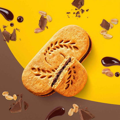 belVita Dark Chocolate Creme Sandwiches – Commute-Friendly Steady Energy for Busy Workdays, 12-Pack Value Box