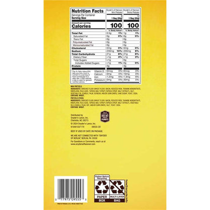 Snyder's of Hanover Kids Pretzel Snack Pack – Peanut-Free Lunch Box Variety, 36 Individually Wrapped Bags