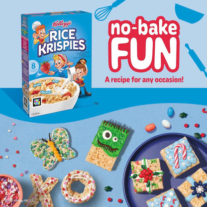 Kellogg's Rice Krispies Cereal – Nostalgic Saturday Morning Gift for the Camp-Style Breakfast Setting, 24oz