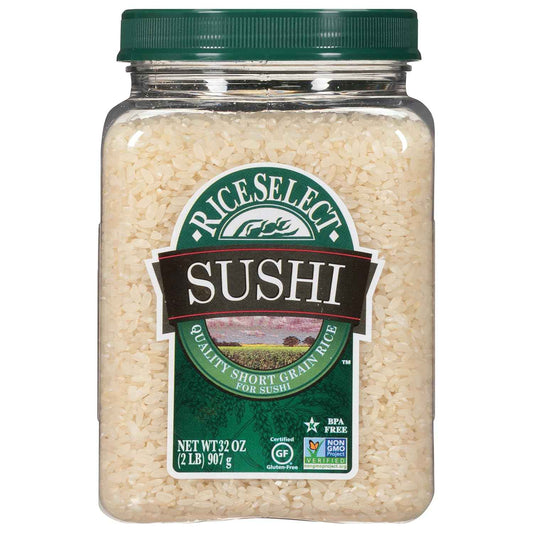 RiceSelect Sushi Rice – Reusable Jar Storage for Organized Home Pantries