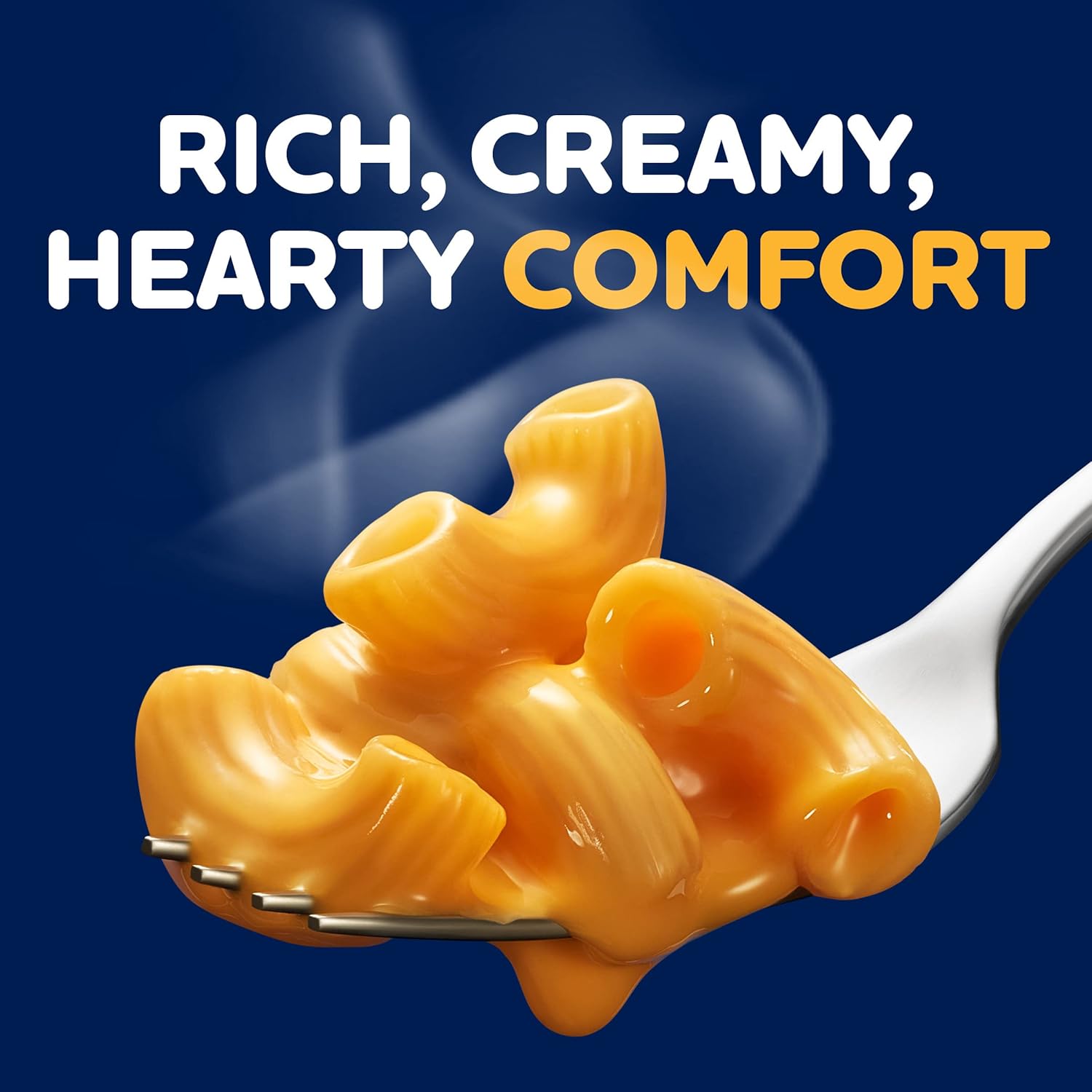 Kraft Deluxe Original Mac & Cheese – Quick Pantry Staple for College Students and Late-Night Study Dinners, 3 Pack