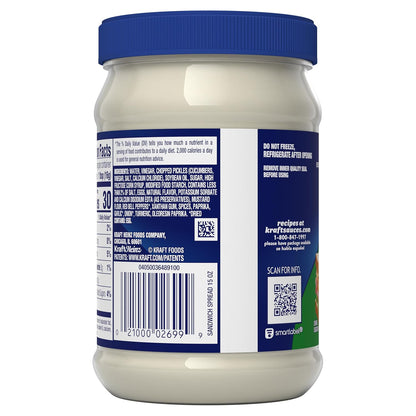Kraft Sandwich Spread – Time-Saving Lunch Prep for Busy Workweek Sandwiches, 15 fl oz Jar