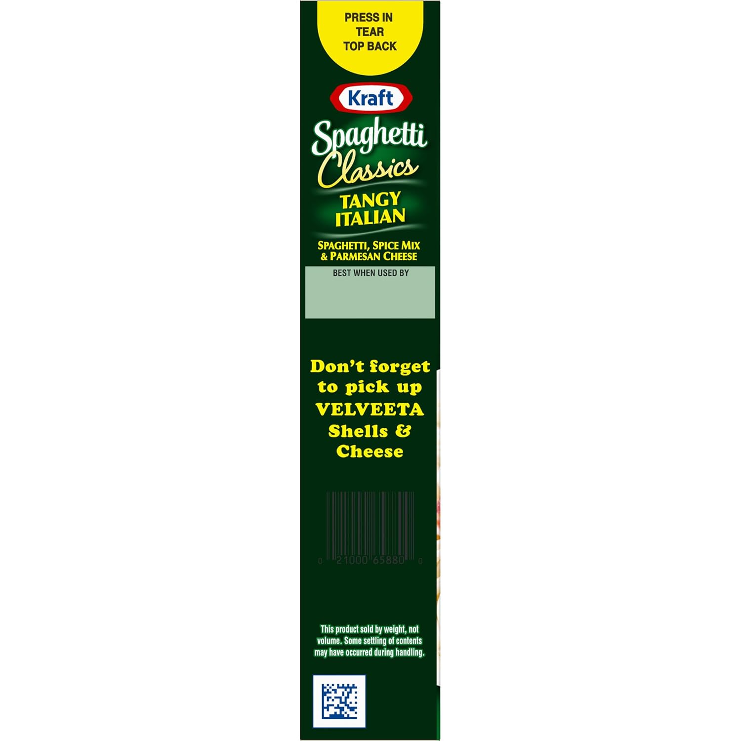 Kraft Spaghetti Classics — Fast 30-Minute Italian Dinner for Busy Professionals, 4-Serving Box, 8 oz