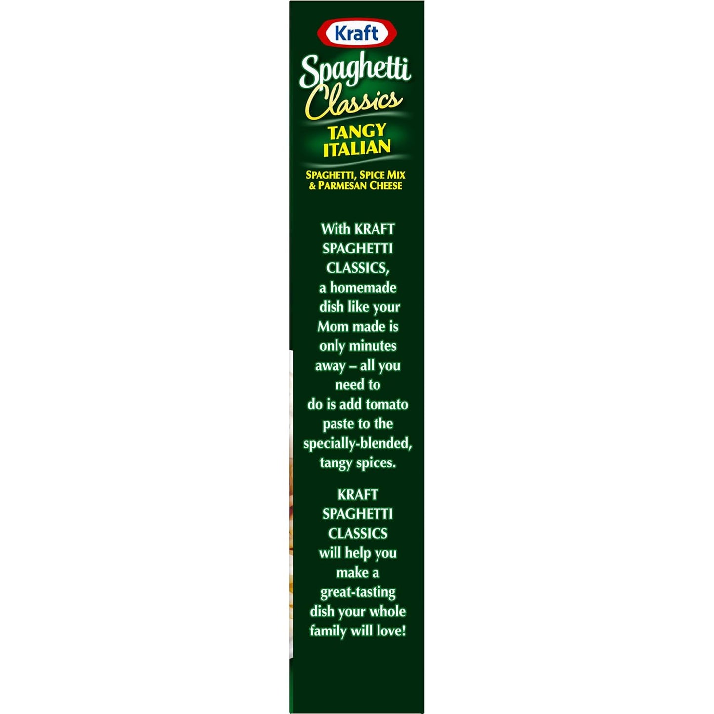 Kraft Spaghetti Classics — Fast 30-Minute Italian Dinner for Busy Professionals, 4-Serving Box, 8 oz