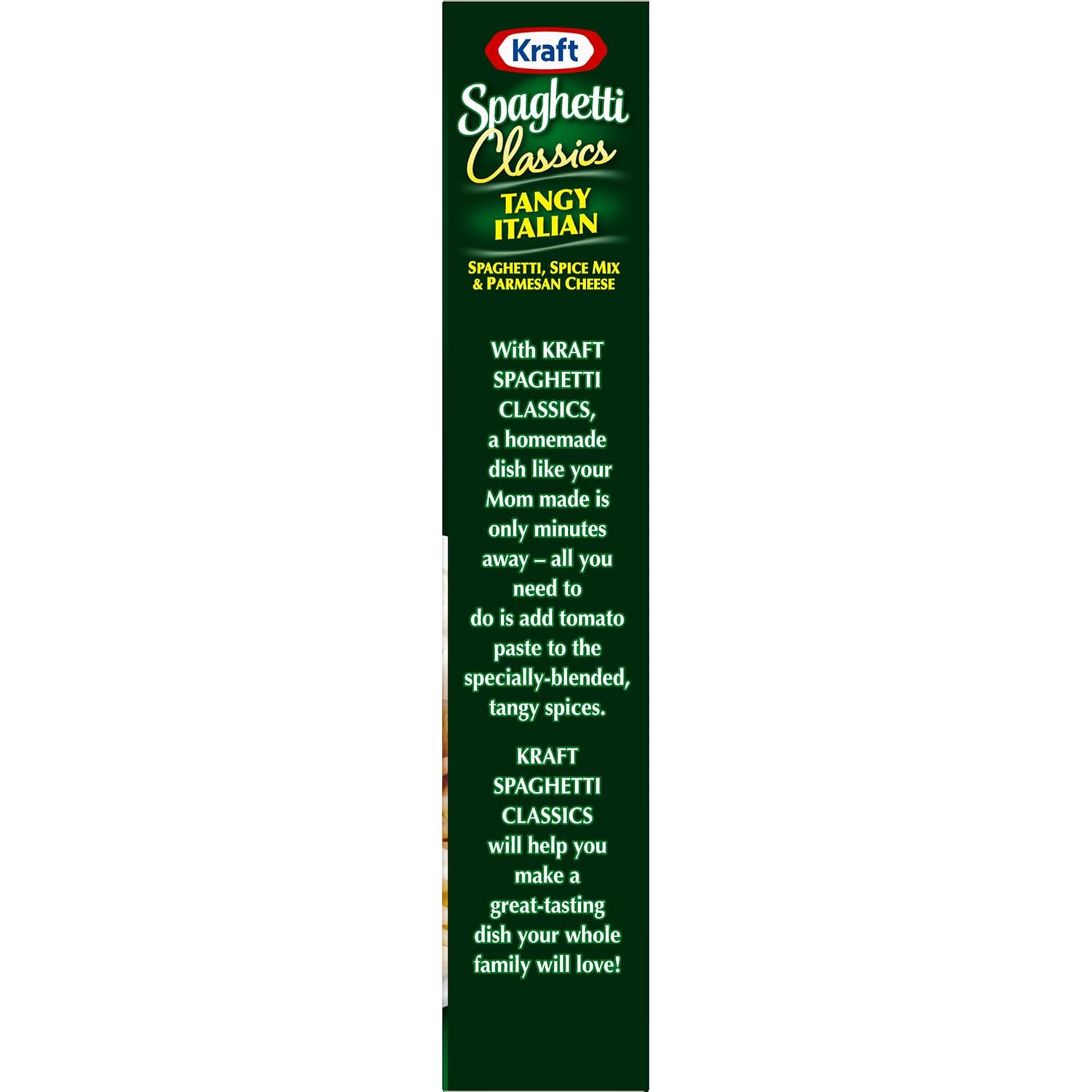 Kraft Spaghetti Classics — Fast 30-Minute Italian Dinner for Busy Professionals, 4-Serving Box, 8 oz