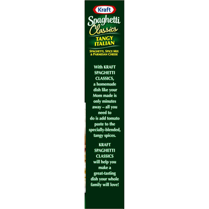 Kraft Spaghetti Classics — Fast 30-Minute Italian Dinner for Busy Professionals, 4-Serving Box, 8 oz