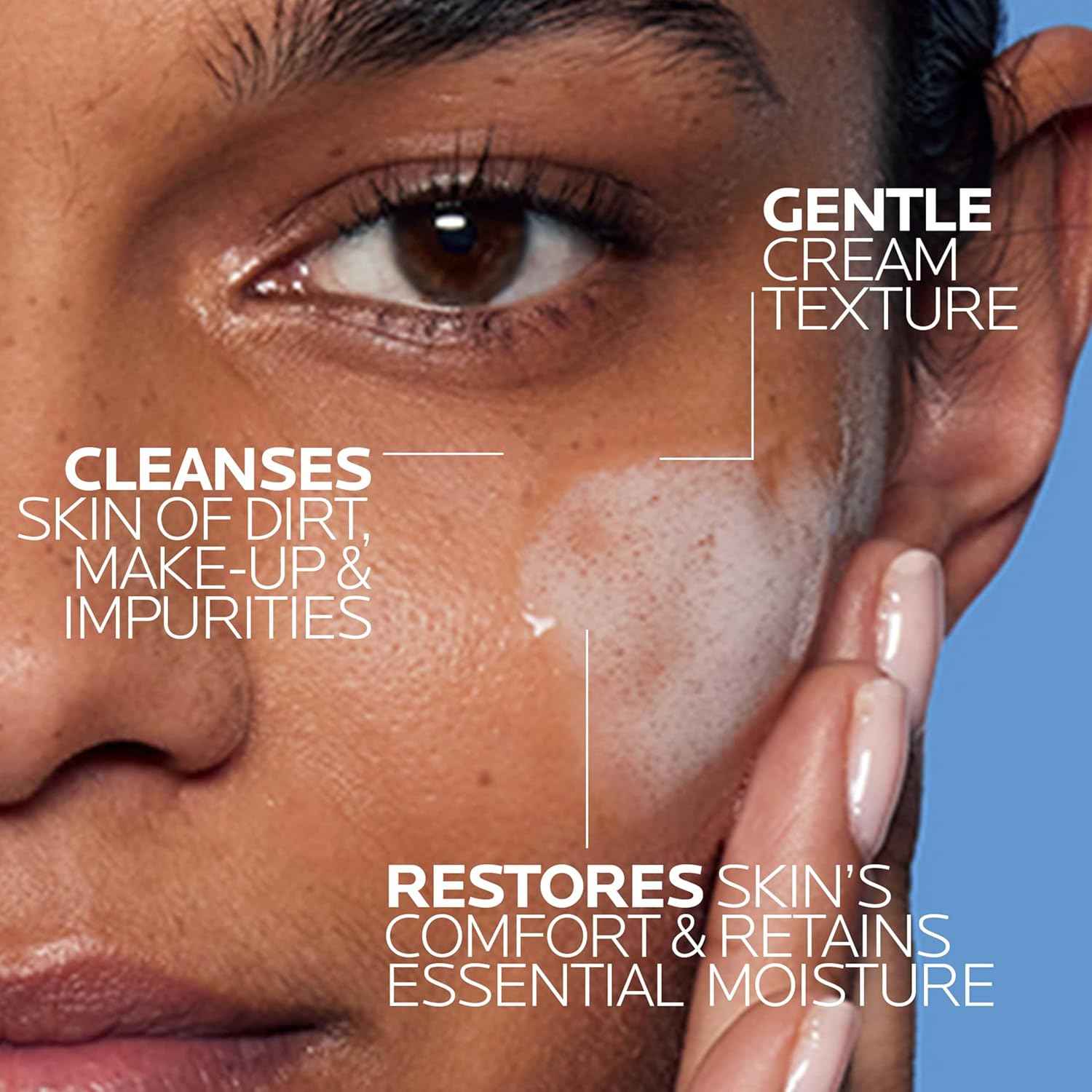 La Roche-Posay Toleriane Gentle Cleanser – Dermatologist-Tested, Hypoallergenic Daily Face Wash