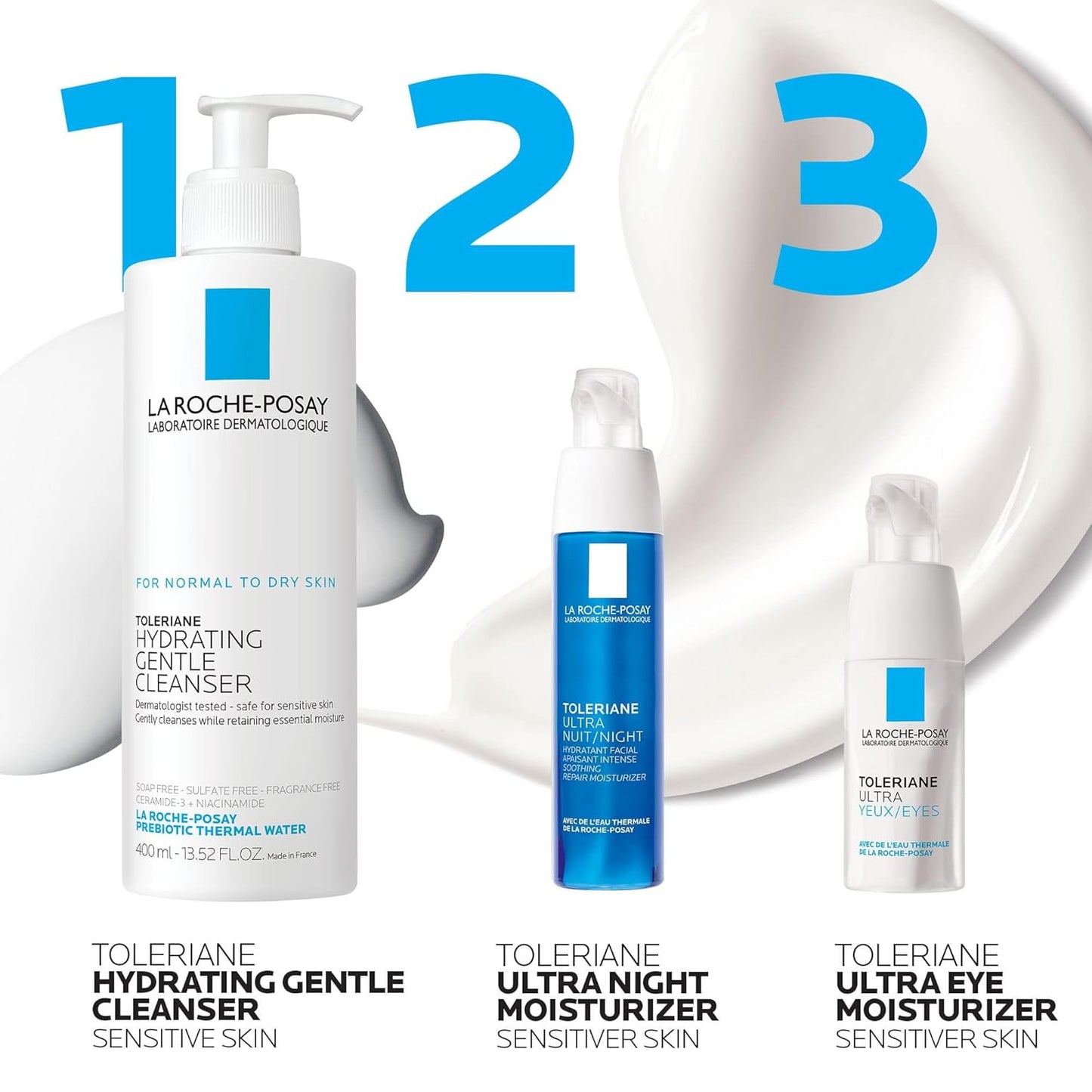 La Roche-Posay Toleriane Dermallergo Night Cream – Clean, Uncluttered Skincare Essentials