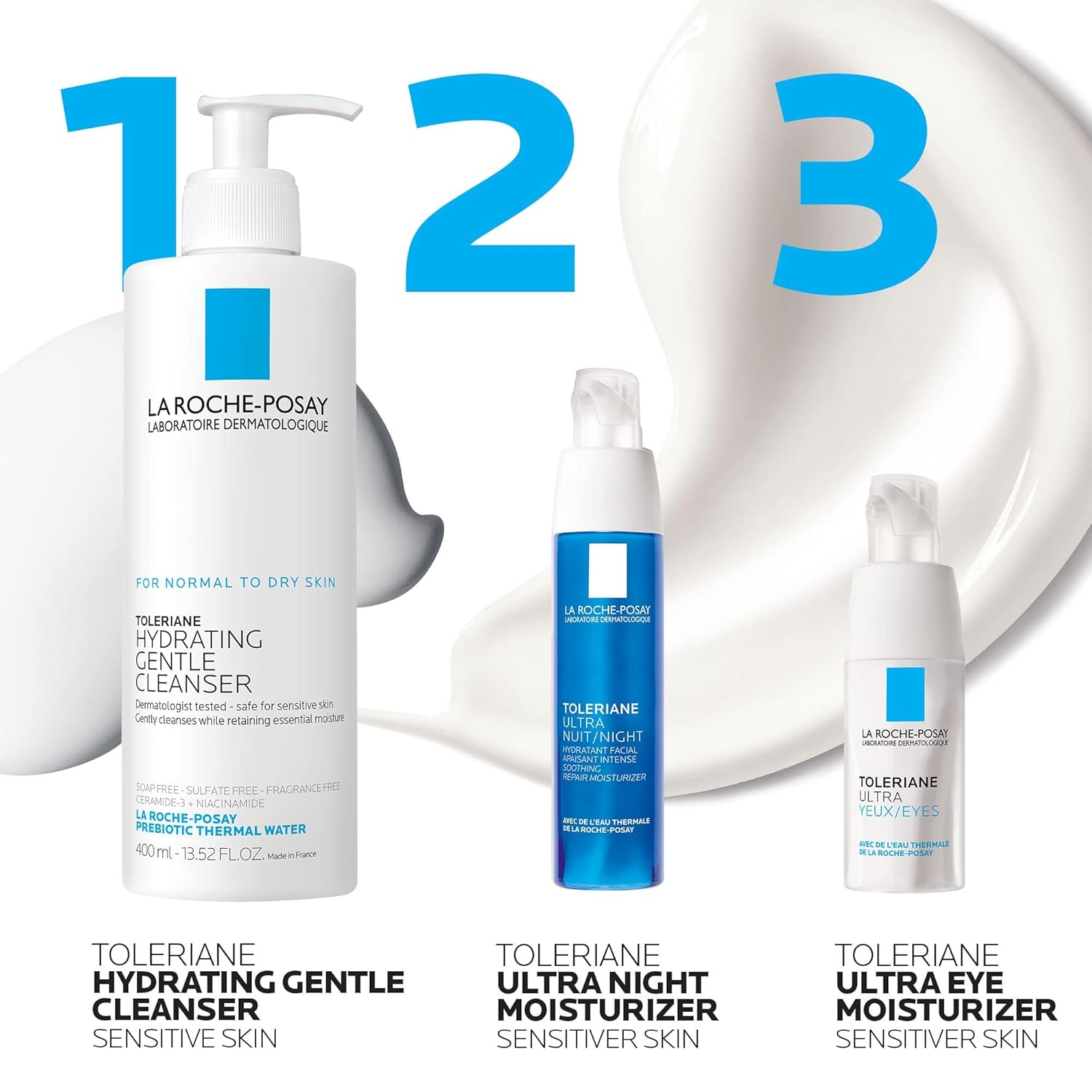 La Roche-Posay Toleriane Dermallergo Night Cream – Clean, Uncluttered Skincare Essentials